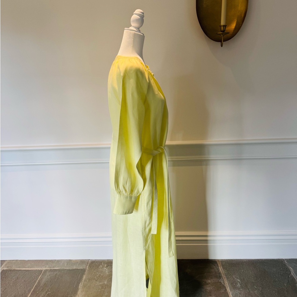 J.Crew Linen Long Dress – Soft Yellow | Effortless Chic ☀️ - Picture 7 of 7
